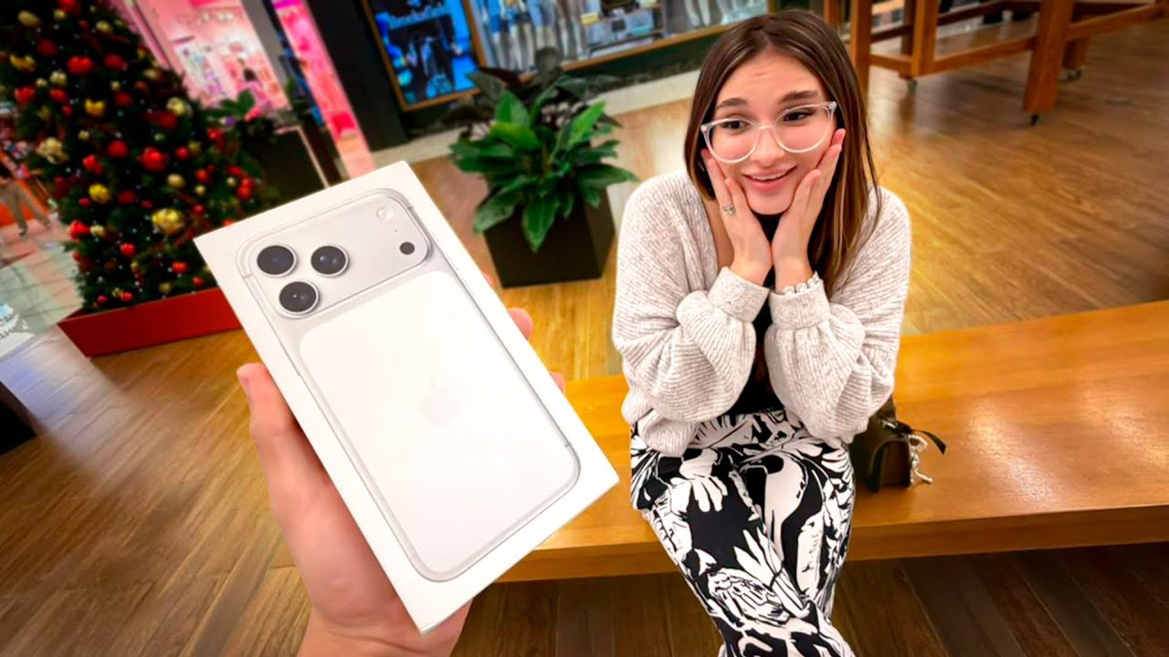 DEI UM IPHONE 17 PRO MAX PARA MINHA NAMORADA..❤️