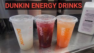 Dunkin Donuts All Energy Drinks In One Video