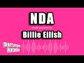 Billie Eilish - NDA (Karaoke Version)