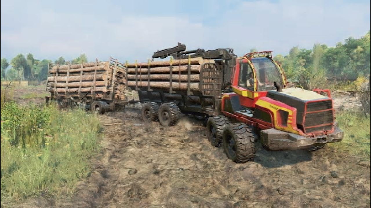 SnowRunner Clairière ( Ravitaillement pour le village ) 