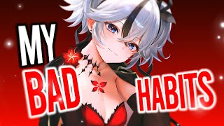 Nightcore - Bad Habits ( Rock Version )( Lyrics )