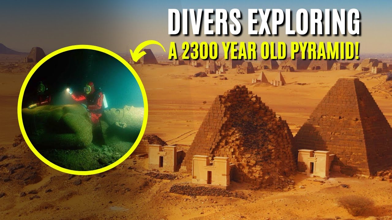 DIVERS EXPLORING a 2300 year old pyramid found the UNDERWATER TOMB of a
