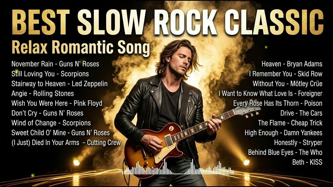 🔥Best Classic Slow Rock Songs 2026 🎸 | Relaxing Love Rock Playlist