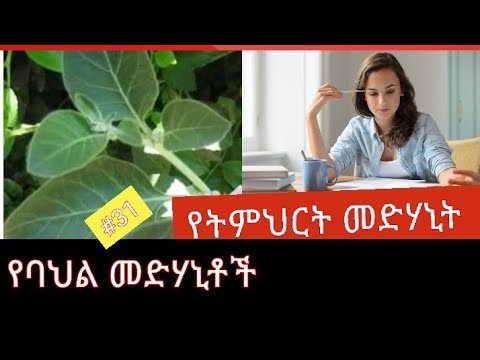 31 የትምህርት መድሃኒት ባህላዊ መድሃኒት አዘገጃጀት Ethiotube3882