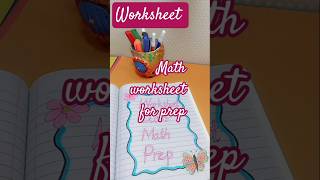 Math Worksheet for Class Prep #PrepClassMath#PrepMathWorksheets#PreschoolMath#KindergartenMath#diy