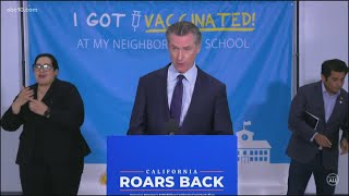 Gov. Newsom explains 'Vax for the Win' incentive program | May 27th, 2021