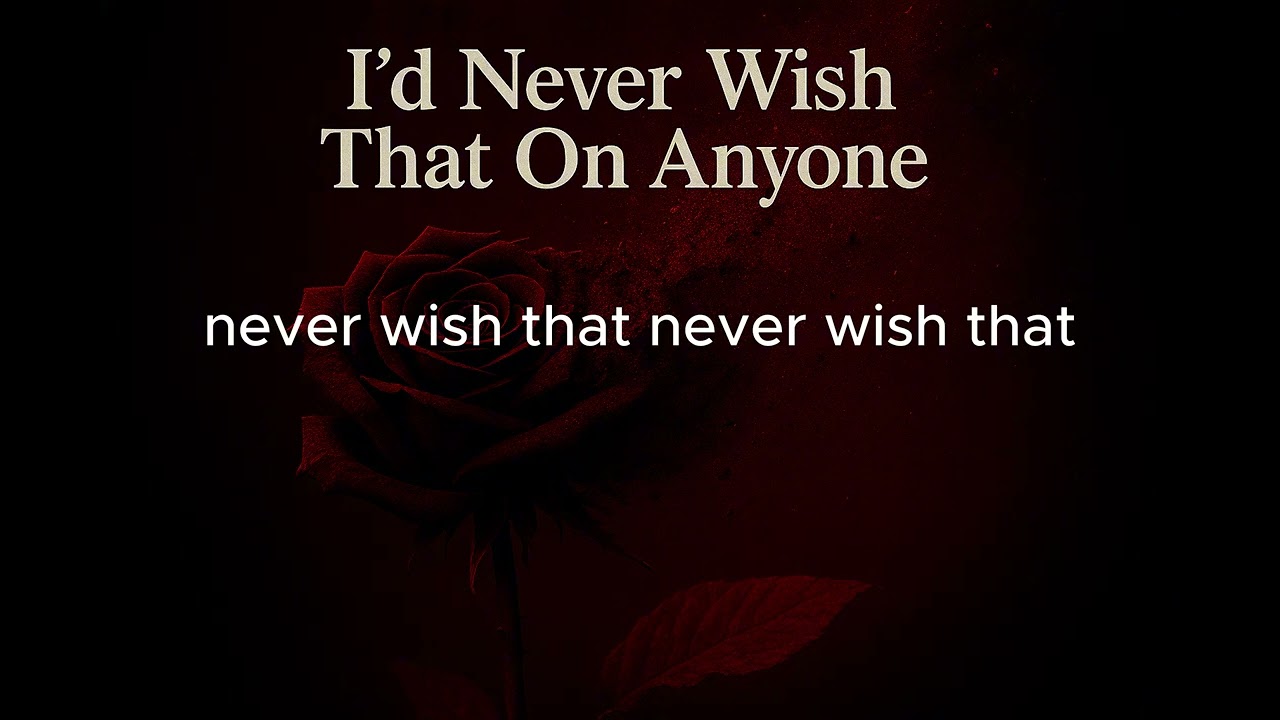 Chris Brown - I Never wish that on anyone