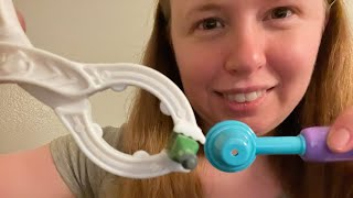 ASMR nose piercing real camera sounds