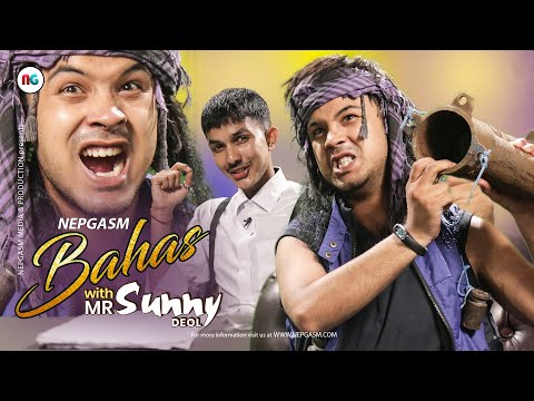 Sunny Deol in Nep-Gasm Bahas | Full Video | Lekhmani Trital | Loman Sagar Regmi