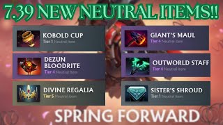 Dota 2 | Patch 7.39 New Neutral Items