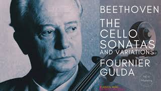 Beethoven  Complete Cello Sonatas & Variations (ref.record.: Pierre Fournier, Friedrich Gulda)
