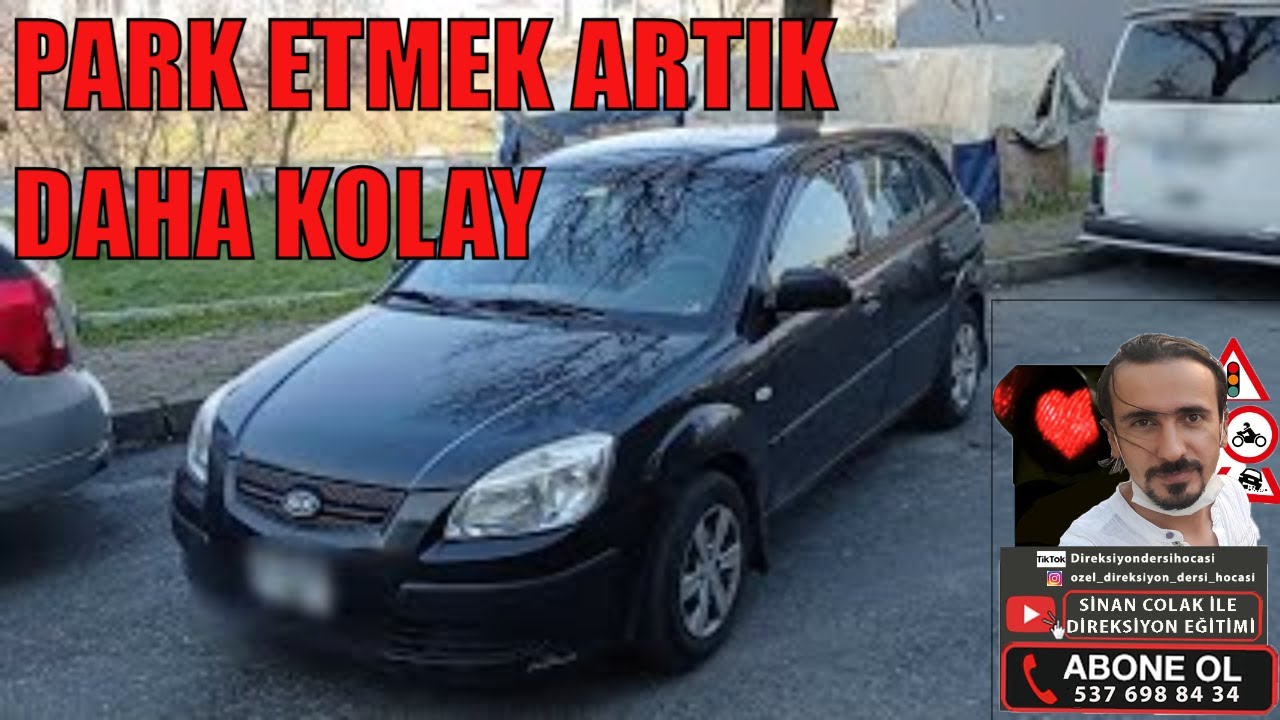 İki araba arasına paralel geri park etme teknikleri, bağcılar ehliyet direksiyon sınav sürücü eğitim