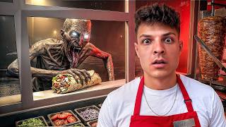 Nunca debí servir comida a ESTA criatura... | Shawarma Kiosk Roblox screenshot 5