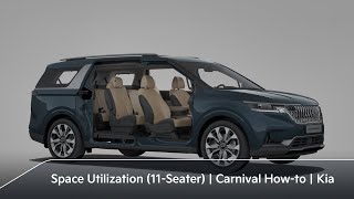 Efficient Seating/Space Utilization (11Seater)Carnival HowtoKia