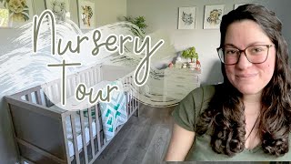 *Gender Neutral* Jungle Nursery Tour | First Time Mom
