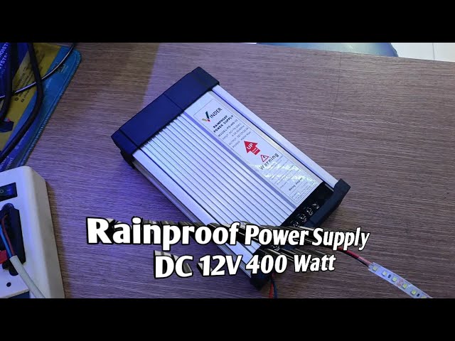 Rainproof Power Supply DC 12V 400 Watt