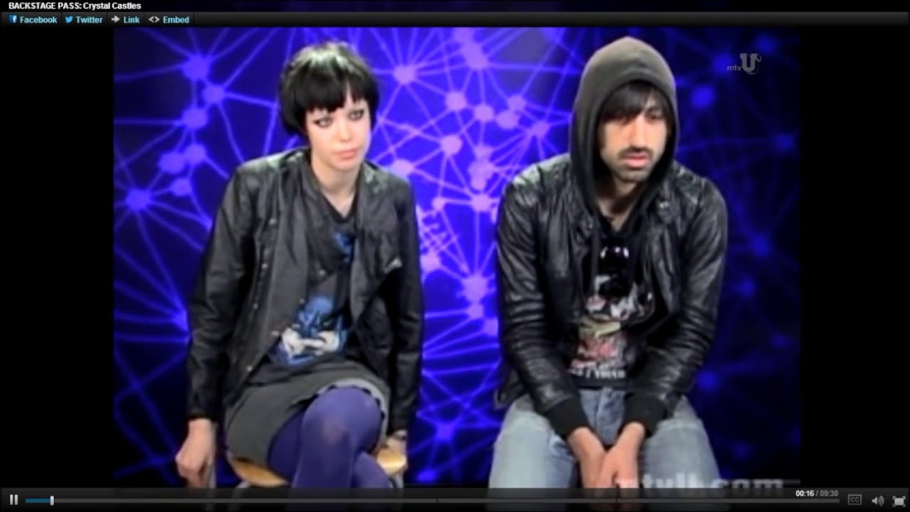 Crystal Castles interview MTV Backstage Pass (Full) c. 2008