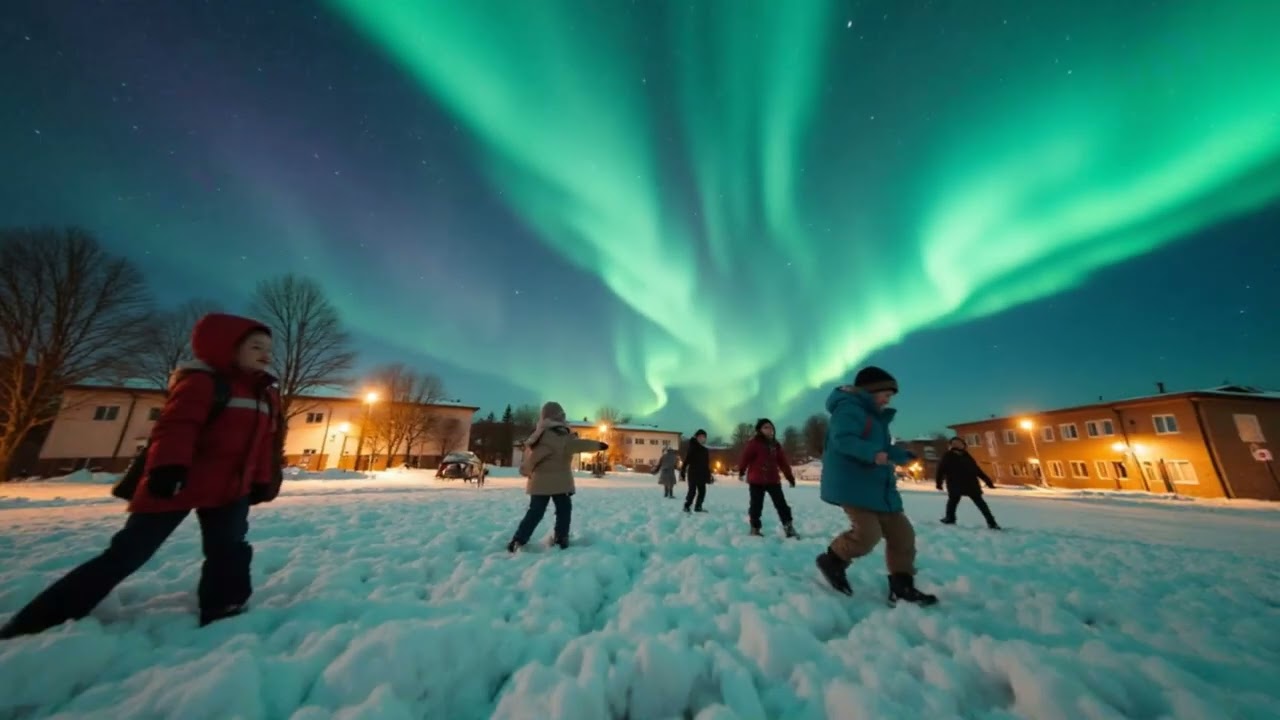Winter's Embrace Norway's Frozen Majesty
