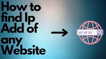 How to find IP address Of Any Website