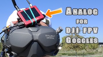 Analog Solution for DJI FPV Goggles // Hawkeye Flight Master II 📺