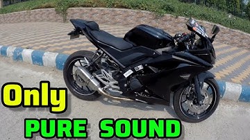 Yamaha R15 V3 Pure Sound | Akrapovic exhaust