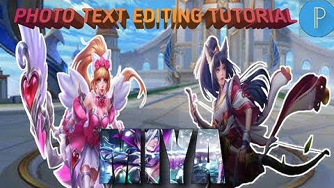 Behindtext|photo text Editing tutorial|MLBB INSPIRED| Pixellab|quicktutorial|Mica Ella Licup