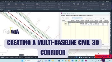 CREATING A MULTI BASELINE CIVIL 3D CORRIDOR