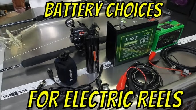 Abyss Electric Reel Batteries Review  Local Knowledge Fishing Show 