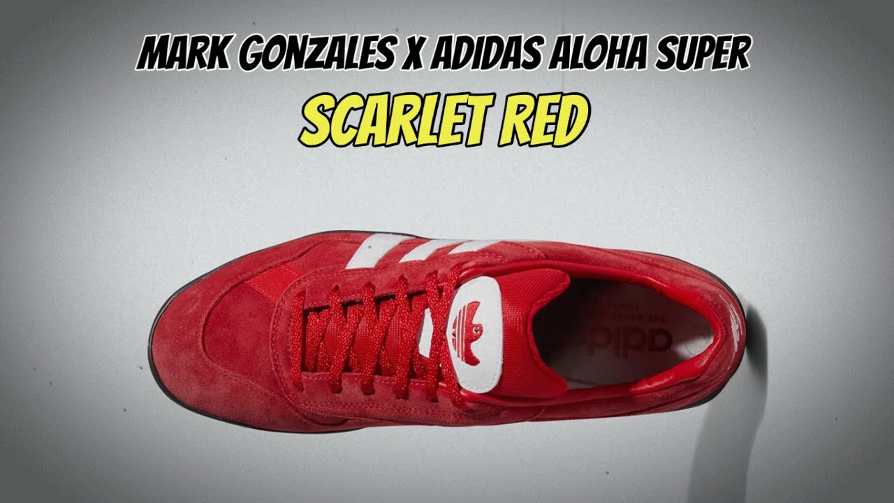 Mark Gonzales x adidas Aloha Super Scarlet Red