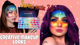 AESTHETIC MAKEUP | Creative makeup looks, using Beauty Glazed Color Fusion Palette Vlog #01