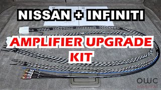 Bypass Factory Amp in INFINITI and NISSAN. Install an Upgrade in Minutes with this Harness Kit. OWC
