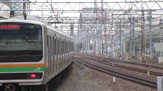 引退迫る 185系 特急 踊り子8号 東海道本線 3028M 川崎駅到着 C2 + A8 編成 堂々15両編成 2分延 2020/10/04