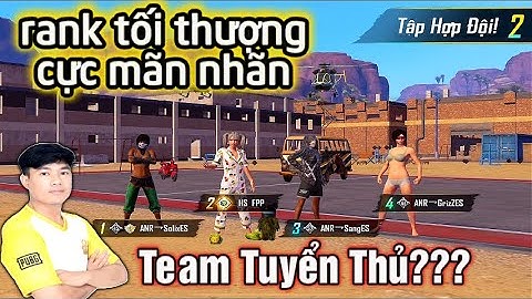 PUBG Mobile - Ghép Team Quét Map UR Rank Cực Căng Cùng Game Cân Team Khiến Người Lạ Trầm Trồ