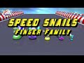 Speed snails finger family 3D