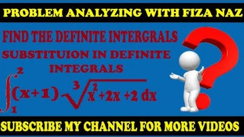 Find The Definite Integral | Substitution In Definite Integral | Integration Class 12