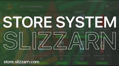 Store System | FiveM | store.slizzarn.com
