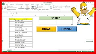 Como Hacer un SORTEO EN EXCEL  (♣ Paso a Paso)