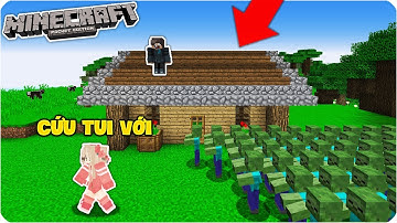 THỬ THÁCH TROLL "NOOB JENNIE" BẰNG 1000 ZOMBIE TRONG MINECRAFT