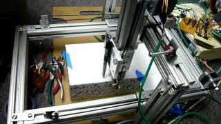 CNC Plotter First Run