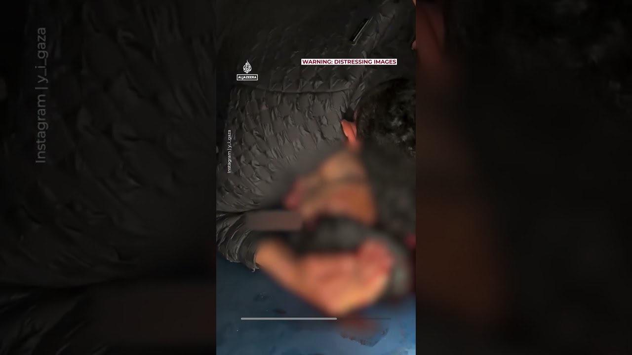 هجوم إسرائيلي يسفر عن مقتل عدد من الأشخاص في مخيم للاجئين بغزة | AJ #shorts