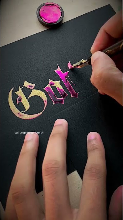 Gothic #calligraphy #calligraphybypriyansh