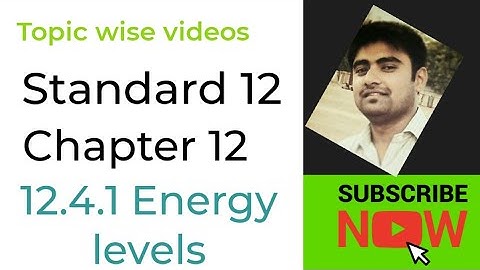 NCERT Physics class 12 chapter 12 12.4.1 ENERGY LEVELS #physicsuniversewithjaiminshah