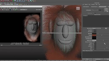 Maya 2011 Basic Fur Tutorial with NURBS sphere by Stuart Christensen