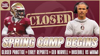 FSU: Media locked out as Camp Begins I CEO Norvell I Baseball CRUSHES the Canes