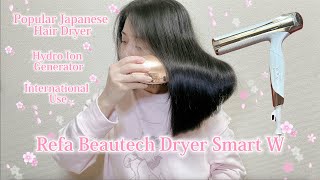 Refa - Popular Japanese Hair Dryer Unboxing Asmraesthetic Review International Hair Dryer
