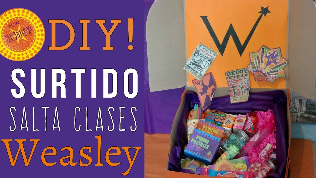 Surtido Salta Clases Weasley ⚡ Regalo de Harry Potter | Ame Mayén