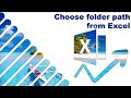 PQ Choose folderpath from Excel