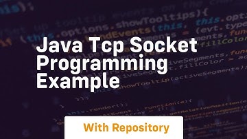 java tcp socket programming example