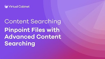 Content searching | Virtual Cabinet