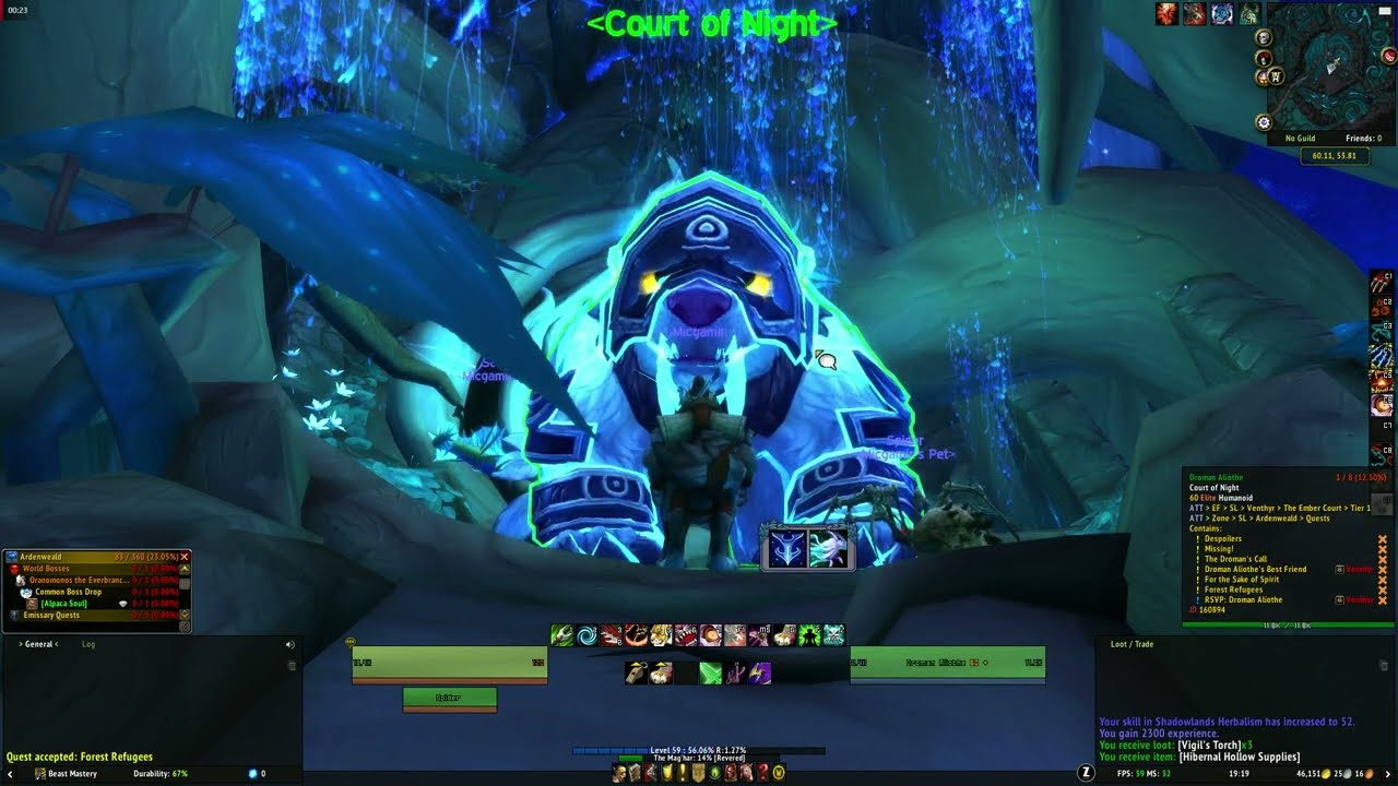 Forest Refugees World of Warcraft Shadowlands